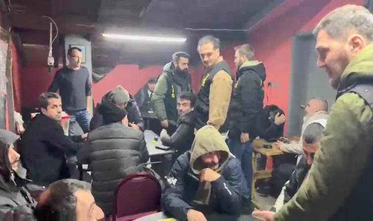 Kağıthane'de çatı katına tombala baskını