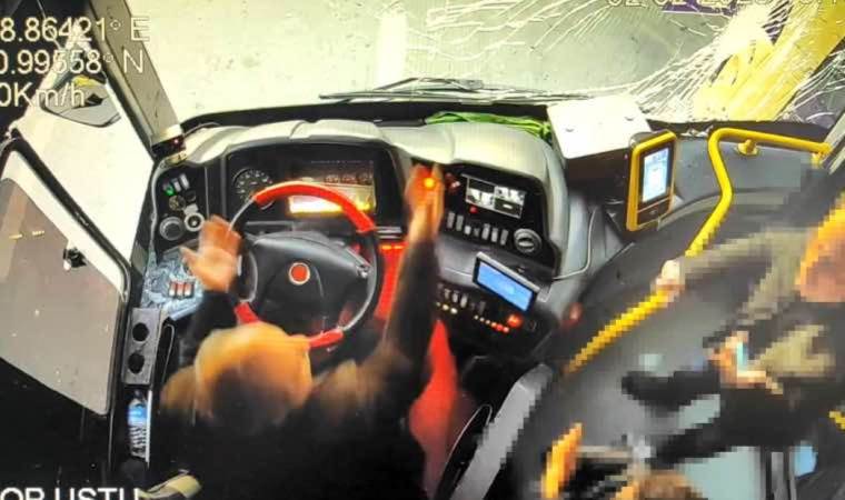 Bahçelievler'de otobüs kazası: 'Şoförün uyuduğunu fark ettim'