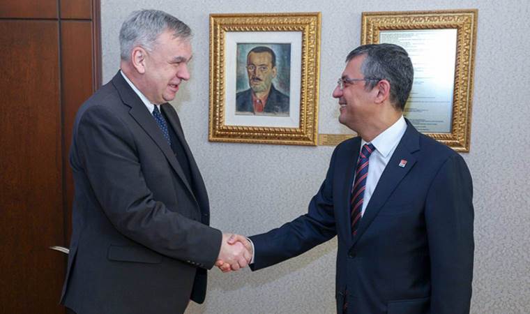 Özgür Özel, Almanya'nın Ankara Büyükelçisi Schulz ile görüştü