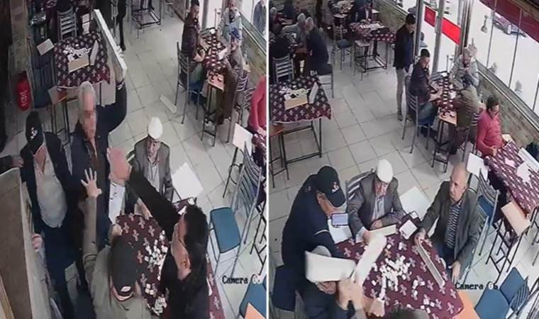 Kıraathanede ‘taş’ kavgası: Istakalar havada uçuştu