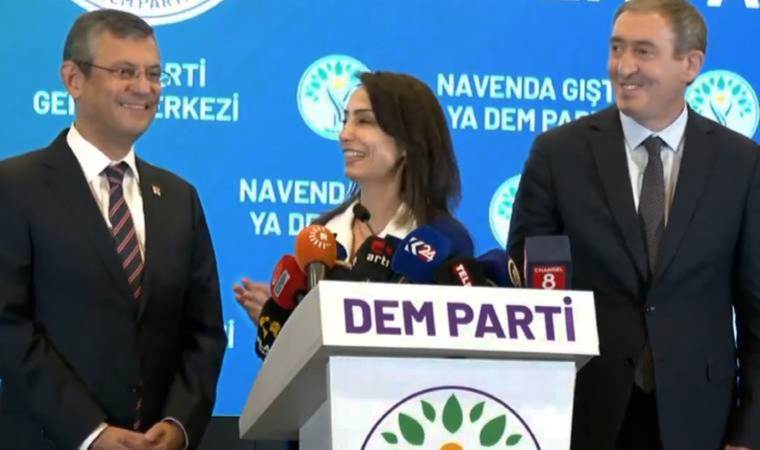 DEM Eş Genel Başkanı Hatimoğulları'ndan Özel'e: CHP'nin Eş Başkanı diyesim geldi