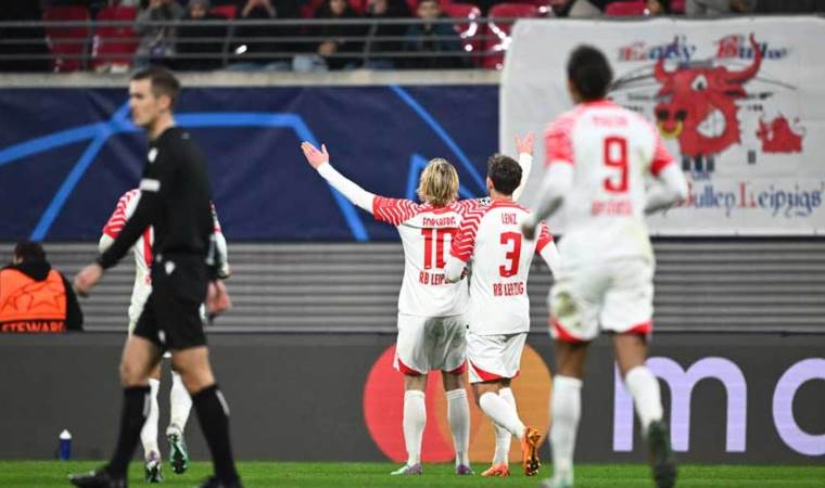 Leipzig 2 golle Şampiyonlar Ligi'nde yola devam etti