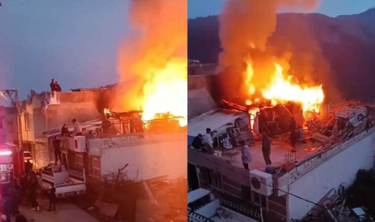 Bursa'da korkutan yangın... Mahalle duman altında kaldı!
