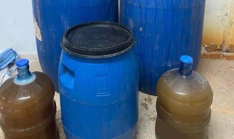 Yılbaşı öncesi kaçak içki operasyonu: 580 litre ele geçirildi