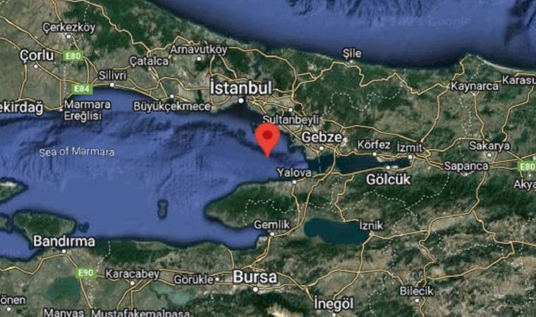 Son dakika... Marmara Denizi'nde 4.1 büyüklüğünde deprem meydana geldi!