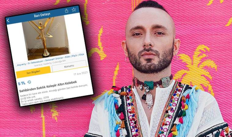 Mabel Matiz 'Altın Kelebek' ödülünü 5 TL'ye satışa çıkardı: 'Sahibinden, çizik bile yok...'