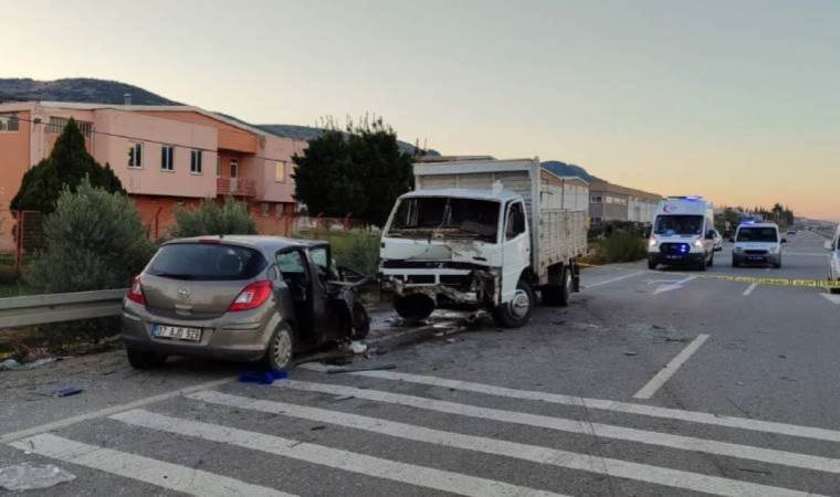 Manisa’da feci kaza: 1 ölü 3 yaralı