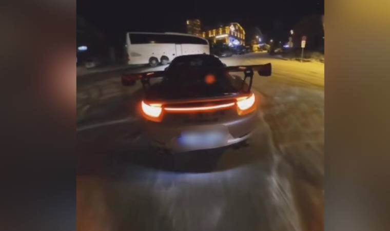 Uludağ'da drift atan 4 sürücüye 81 bin 368 TL ceza