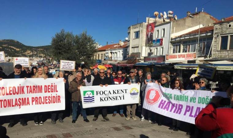 Foça’da “Ekoköy” adı altında rant projesi