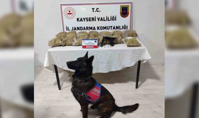 Kayseri’de 16 kilo uyuşturucu ele geçirildi