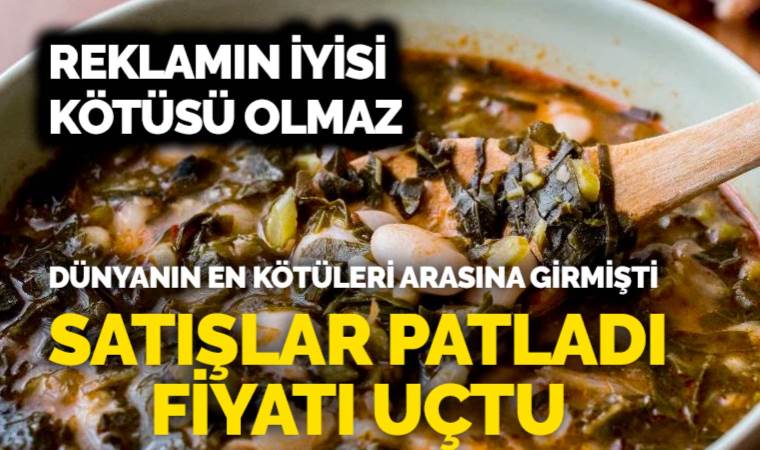 Dünyanın en kötü yemekleri arasında seçilmişti, fiyatı 2 katına çıktı