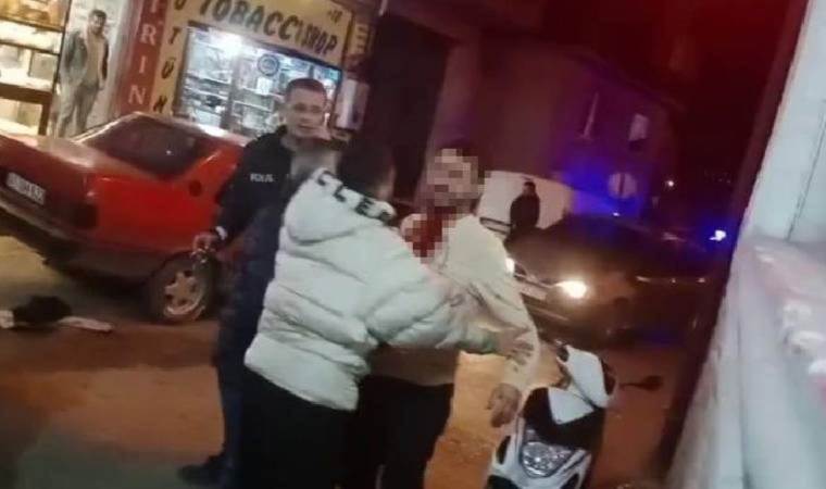 Husumetli olduğu kişiyi boynundan bıçakladı!