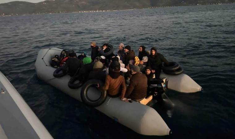 Ayvacık açıklarında 116 kaçak göçmen yakalandı