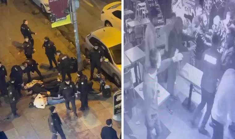 Bayrampaşa'da polis ile kafe çalışanları arasında kavga!