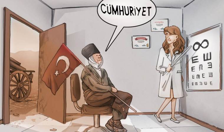 Karikatüristler ‘Sonsuza Kadar Cumhuriyeti’ çizdi