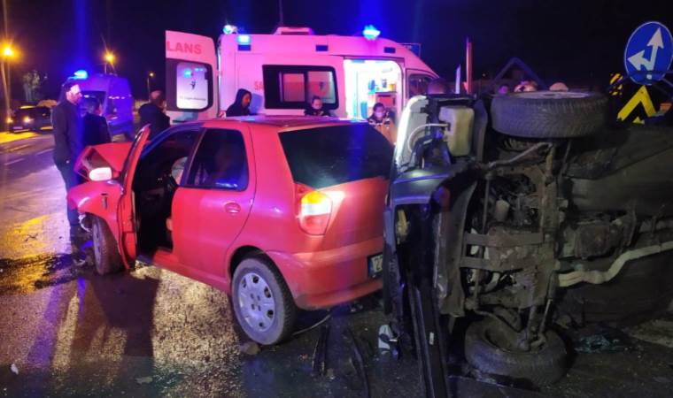 Edirne'de eğlence dönüşü kaza: 1 ölü, 5 yaralı