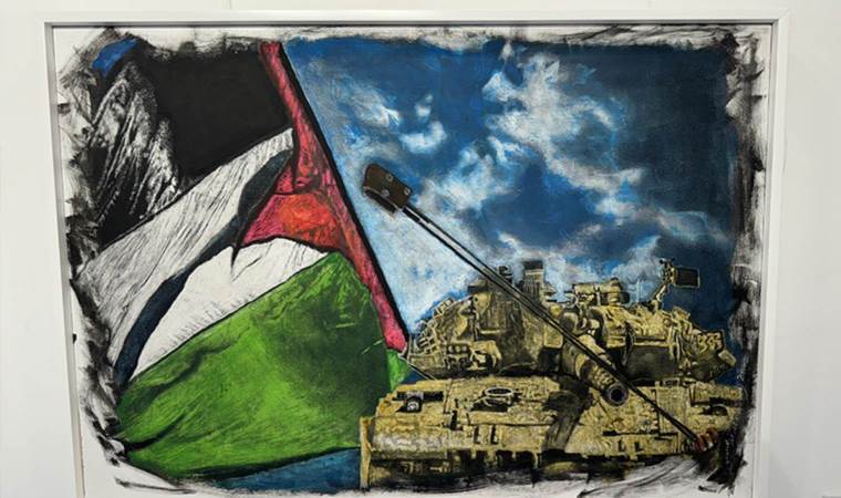 İnsan hakları ihlallerine dikkat çekmeyi amaçlayan "4 Saat Ara" karma sergisi açıldı