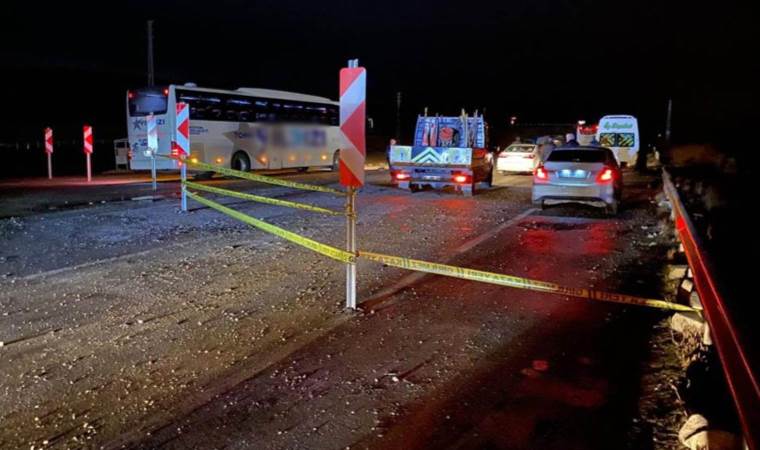 Amasya’da kontrolden çıkan yolcu otobüsü çukura düştü: 6 yaralı