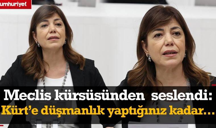 Meral Danış Beştaş Meclis kürsüsünden iktidara seslendi: Kürt'e düşmanlık yaptığınız kadar...