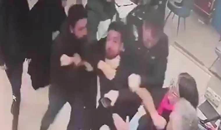 Saldırı anı kamerada: Hasta yakını hemşireyi darbetti!