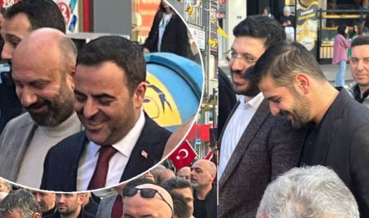 AKP'li başkanların 'şehit yürüyüşü' eğlencesi! Böyle gülüştüler...