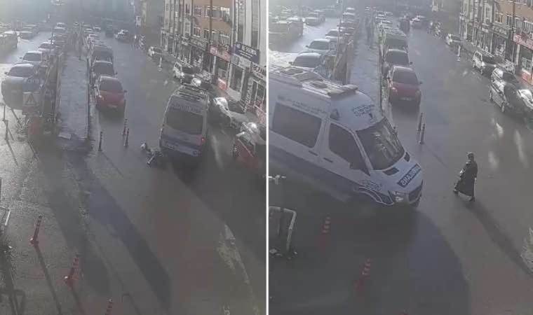 Ambulansın dönüş yaptığı esnada çarptığı kadın hayatını kaybetti
