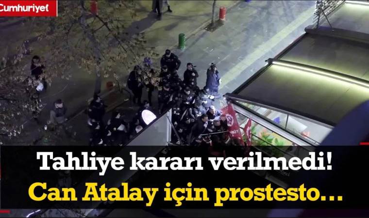 Can Atalay hakkında tahliye kararı verilmemesi üzerine TİP'ten protesto