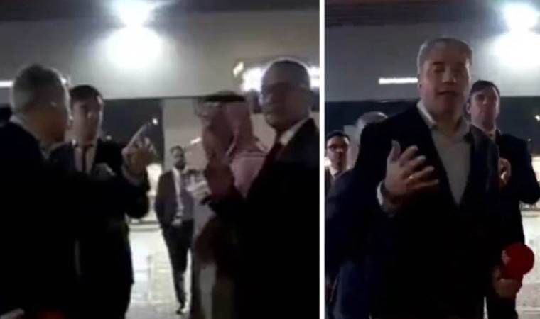 Suudi Arabistan'da FOX TV ekibine canlı yayında müdahale: 'Gözaltına almaya çalıştılar'