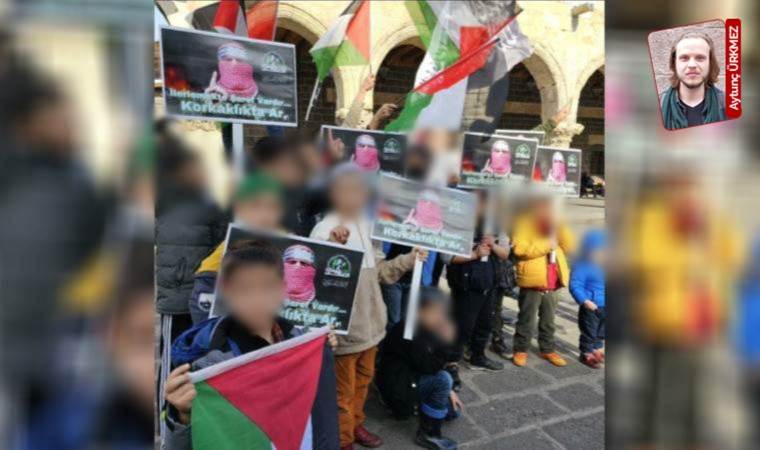 Yine çocukları kullandılar