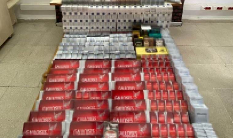Burdur’da bin 565 paket kaçak sigara ele geçirildi