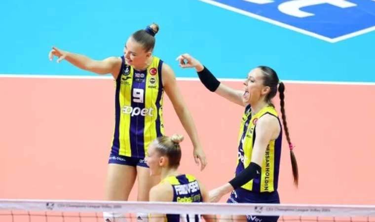 Fenerbahçe Şampiyonlar Ligi'nde set vermeden kazandı