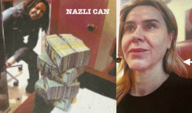 Seçil Erzan'ın yeni görüntüleri ortaya çıktı! Dolar balyalarıyla poz vermişler