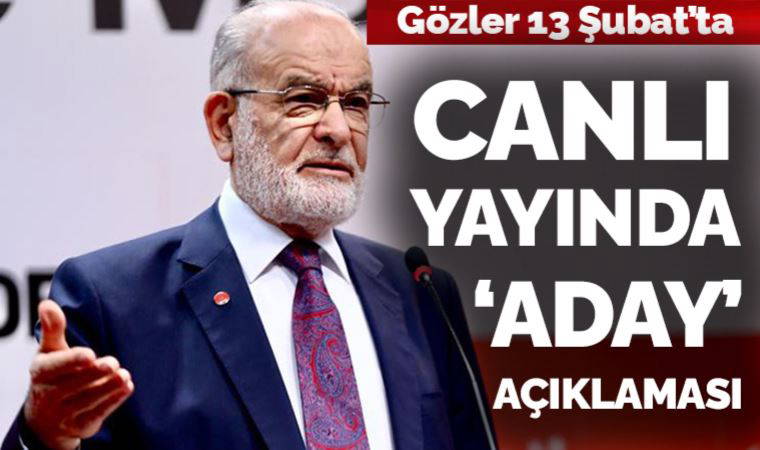 Gözler 13 Şubat'ta... Temel Karamollaoğlu'ndan 'cumhurbaşkanı adayı' açıklaması
