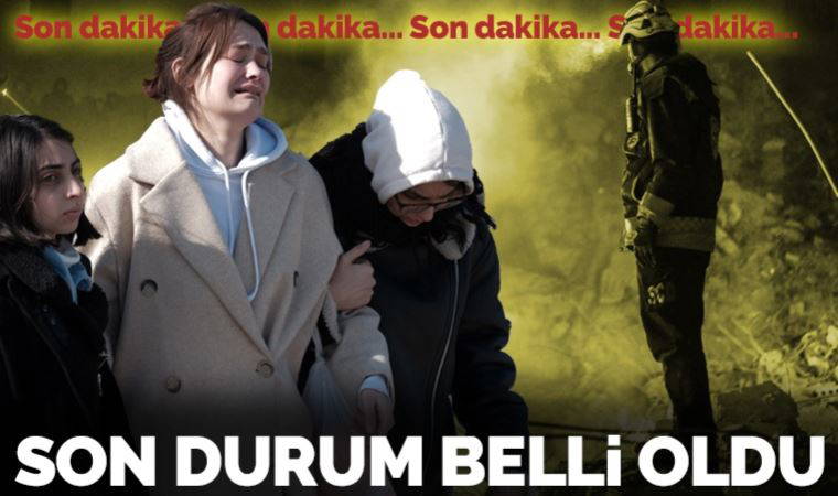 Son Dakika: Kahramanmaraş depremlerinde can kaybı 18 bin 342'ye yükseldi