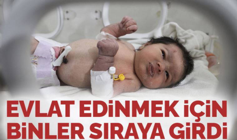 Binlerce kişi Suriye'de enkaz altında doğan mucize bebeği evlat edinmek istiyor