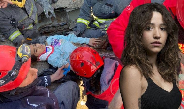 Zeynep Bastık’tan enkazdan çıkarılan Ayfer ve kardeşine destek