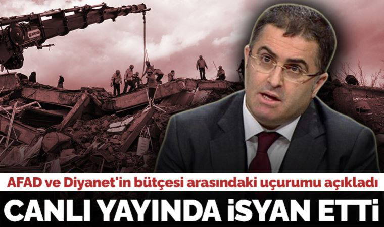 Ersan Şen canlı yayında isyan etti: AFAD’a ayrılan bütçe 2.3 milyar TL, Diyanet'e ayrılan bütçe 35 milyar TL...