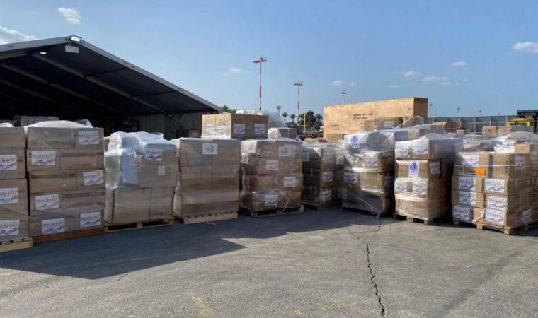 İsrail, Türkiye'ye 60 tonluk yeni insani yardım daha gönderdi