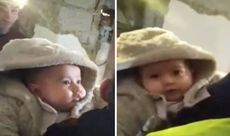 Hatay'da mucize! Enkaz altındaki anne ve bebek 110 saat sonra burunları kanamadan çıkarıldı