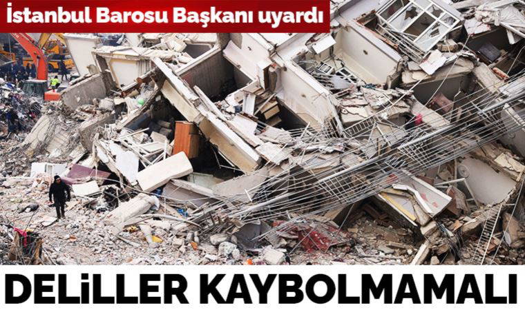 İstanbul Barosu Başkanı avukat Filiz Saraç, müteahhitlerden hesap sorulması gerektiğini söyledi