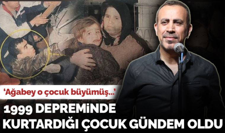 Haluk Levent'in 17 Ağustos 1999 depreminde kurtardığı çocuk gündem oldu: 'Söylediler...'