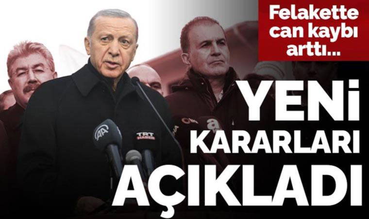 Son dakika | Deprem felaketinde can kaybı arttı... Erdoğan yeni kararları açıkladı: Üniversiteler yaza kadar uzaktan eğitim görecek, askerlerin celpleri ertelendi