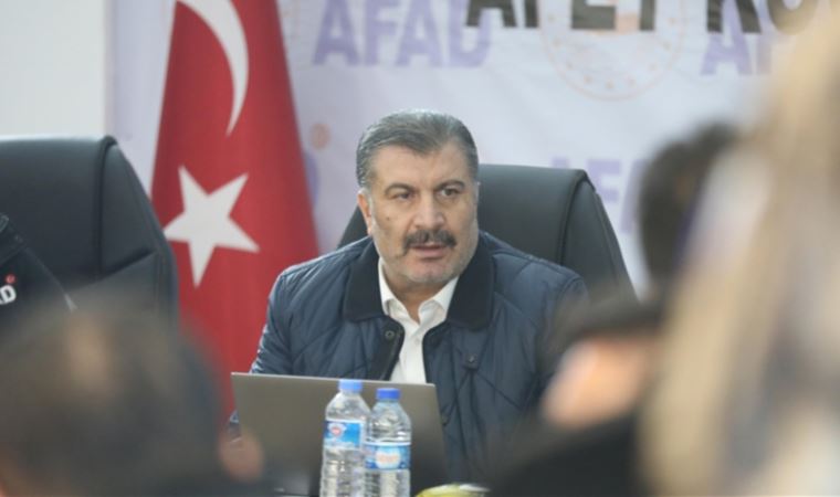 Fahrettin Koca'dan deprem bölgesine ilişkin açıklama: Salgınlara karşı önlem alındı