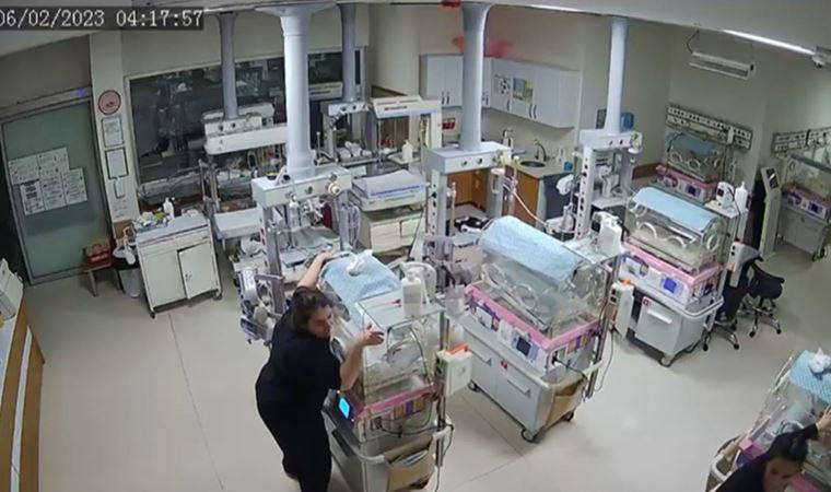 Yenidoğan bakım ünitesinde deprem anı... Hemşireler hayatlarını böyle hiçe saydı