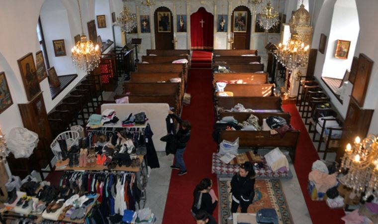 Mersin Rum Ortodoks Kilisesi kapılarını depremzedelere açtı