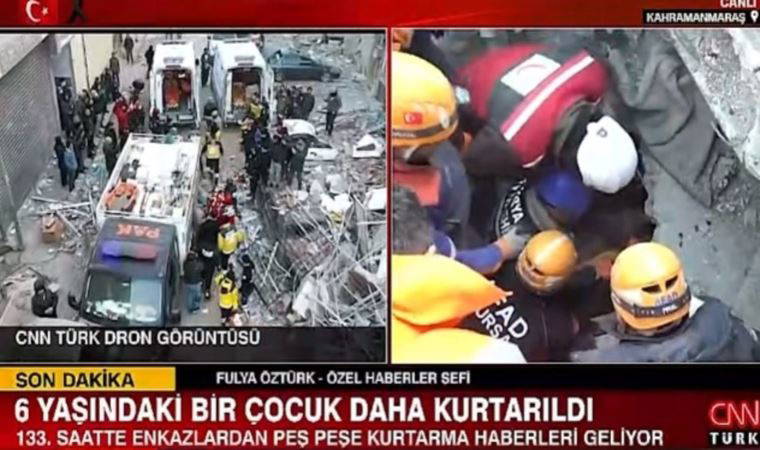 Kurtarma ekiplerinin dikkatini dağıtan muhabir Fulya Öztürk'e tepki