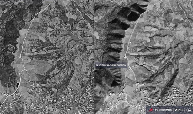 Depremin tektonik etkisi uydudan görüntülendi