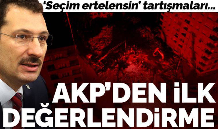 Arınç, 'Seçim ivedilikle ertelenmeli' demişti... AKP'den seçim tarihine ilişkin ilk açıklama