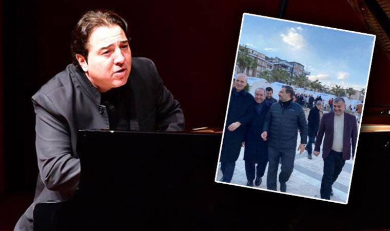 Fazıl Say'dan AKP'lilerin deprem bölgesindeki 'kahkahalı' fotoğraflarına tepki: 'Toplum olarak tonla korku yaşarken...'