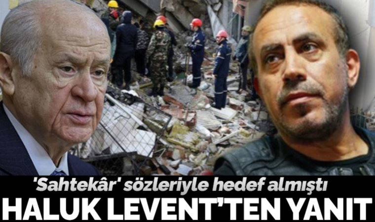 Haluk Levent'ten kendisini hedef alan Bahçeli'ye jet yanıt